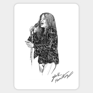 Joplin Original Ink Drawing Print Sticker